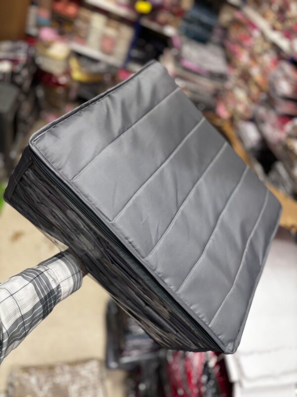 grey saree cover
