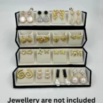 16 Slot Jhumka Storage Box – Premium Velvet Jewellery Organizer (Box Only)