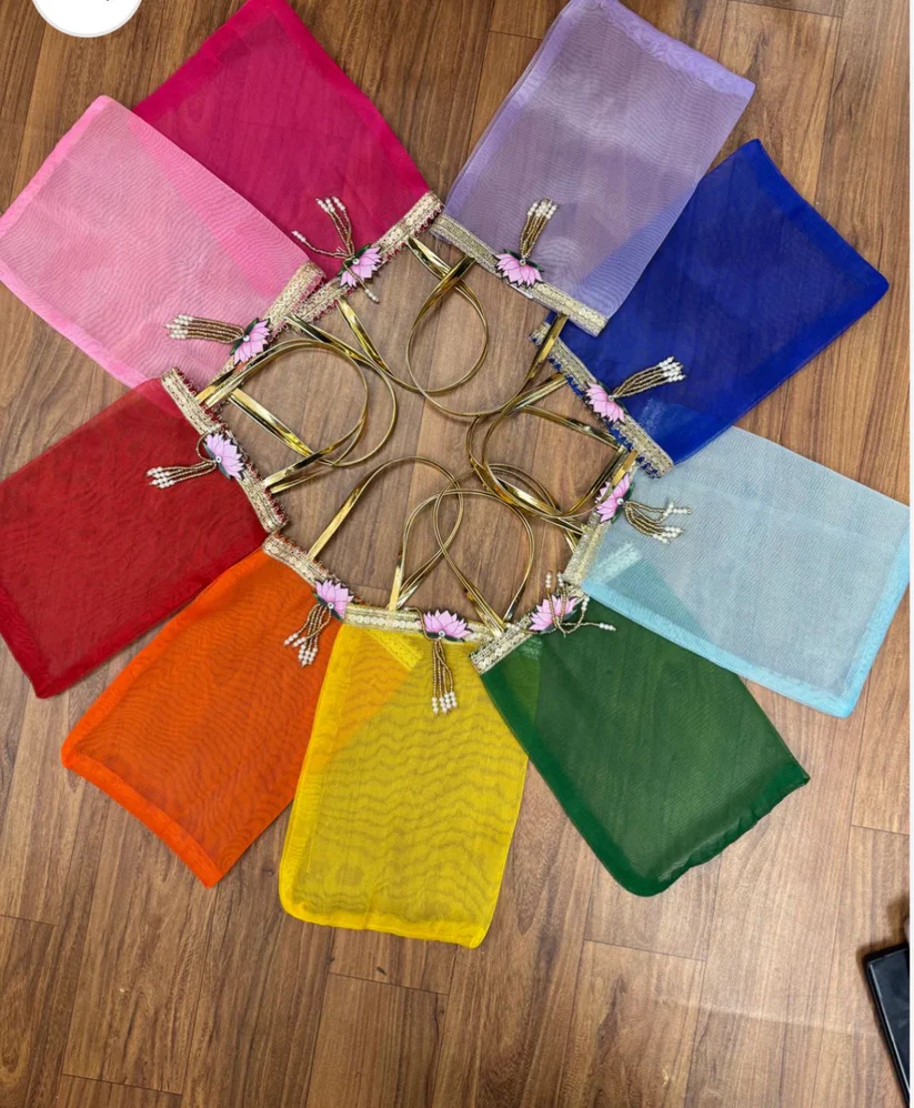 Organza lotus Gifts bag - Image 3