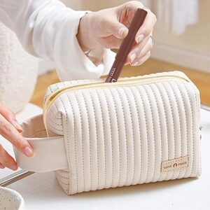 Travel Makeup Bag, Large Cake Cosmetic Bag, Multifunction Makeup Organiser Bag