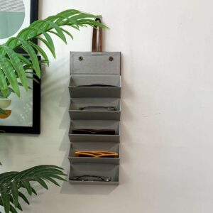 Hex sunglass case | 5 Slot sunglass organizer balck and brown