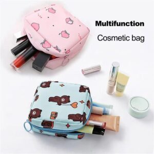 Sanitary Napkin Storage Bag, Menstrual Pad Bag With Zipper