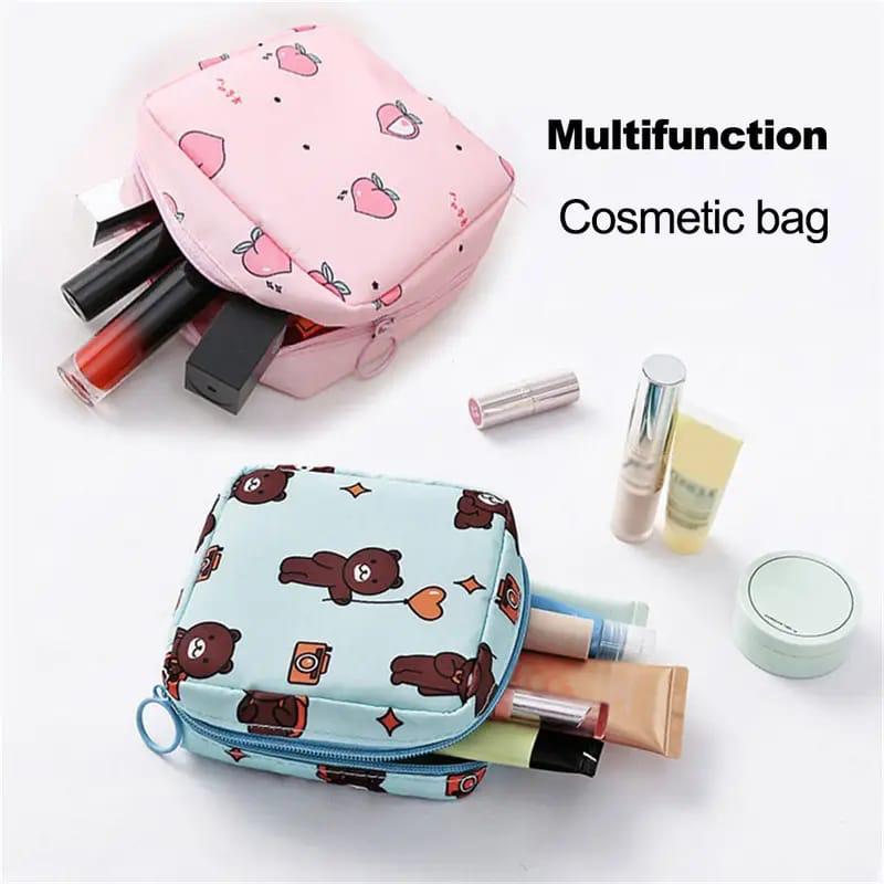 Sanitary Napkin Storage Bag, Menstrual Pad Bag With Zipper
