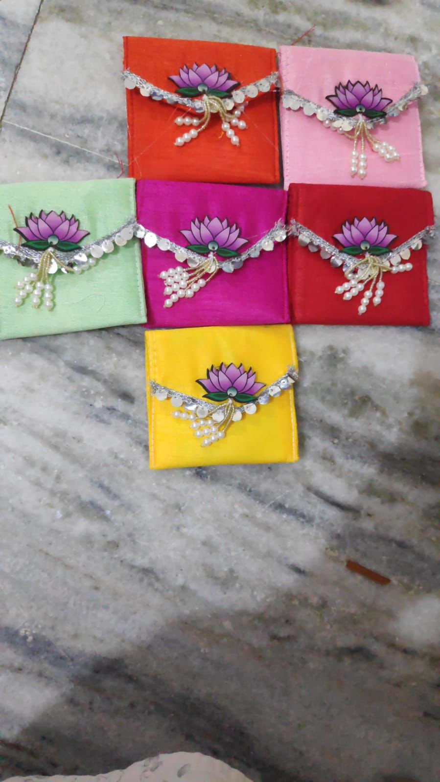 Lotus Coin Pouches – Compact 4x4 Inches - Image 3