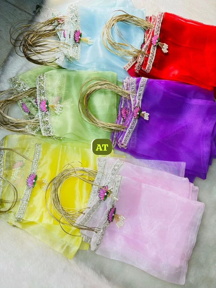 Organza lotus Gifts bag