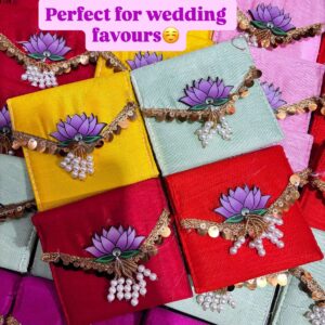 Lotus Coin Pouches – Compact 4x4 Inches