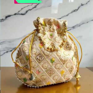 Embroidered Potli  |  Wedding Gifting Favors Potli Batwa