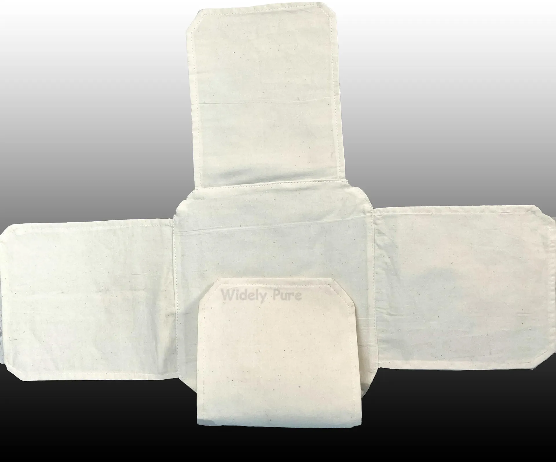 Premium Cotton Double Layer Roti Cloth Wrab with Flap - Image 3