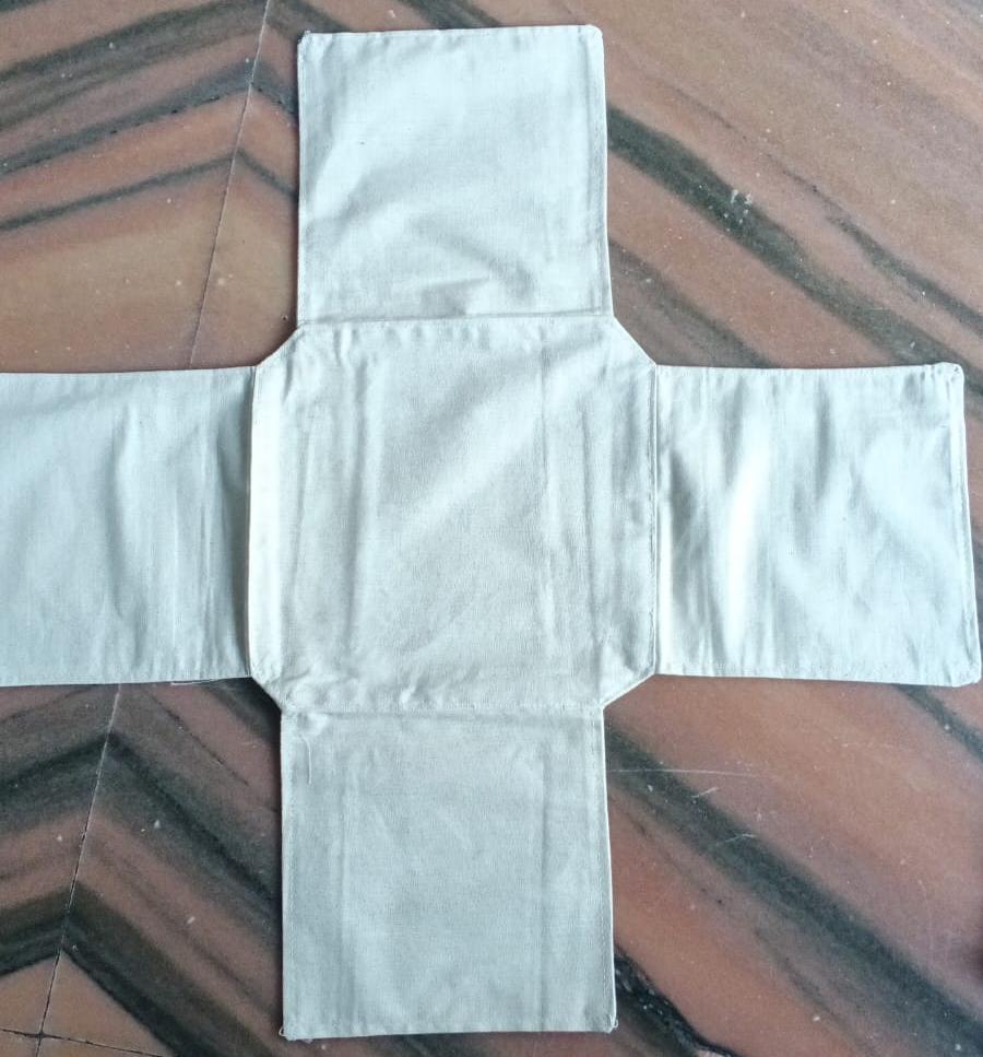Premium Cotton Double Layer Roti Cloth Wrab with Flap - Image 6